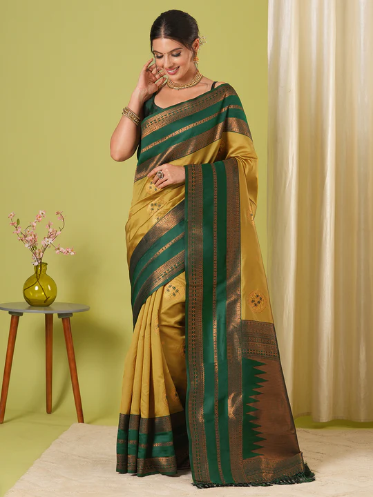 Pure Silk Banarasi Bridal Saree